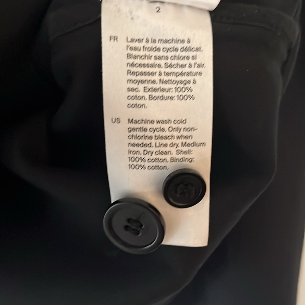 COS Dark Jacket with Button Closure - Picture 7 of 7